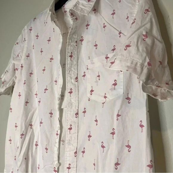 Public Opinion Flamingo‎ Button up - Picture 2 of 5
